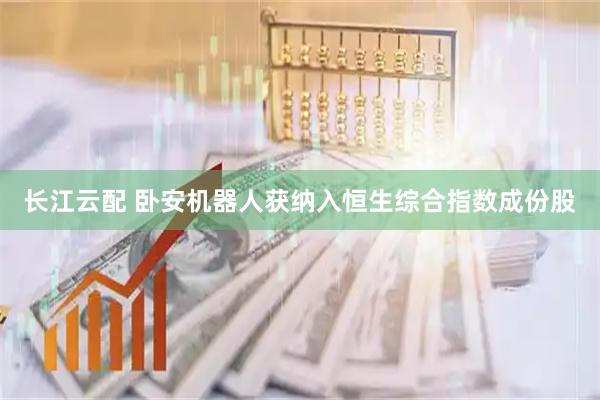 长江云配 卧安机器人获纳入恒生综合指数成份股
